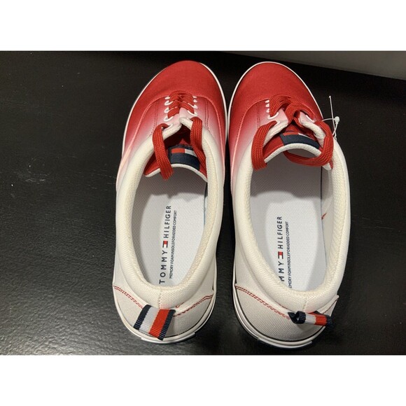 Tommy Hilfiger Men's Red Ombre Remmo 2 Sneakers Size 11 - Picture 4 of 7